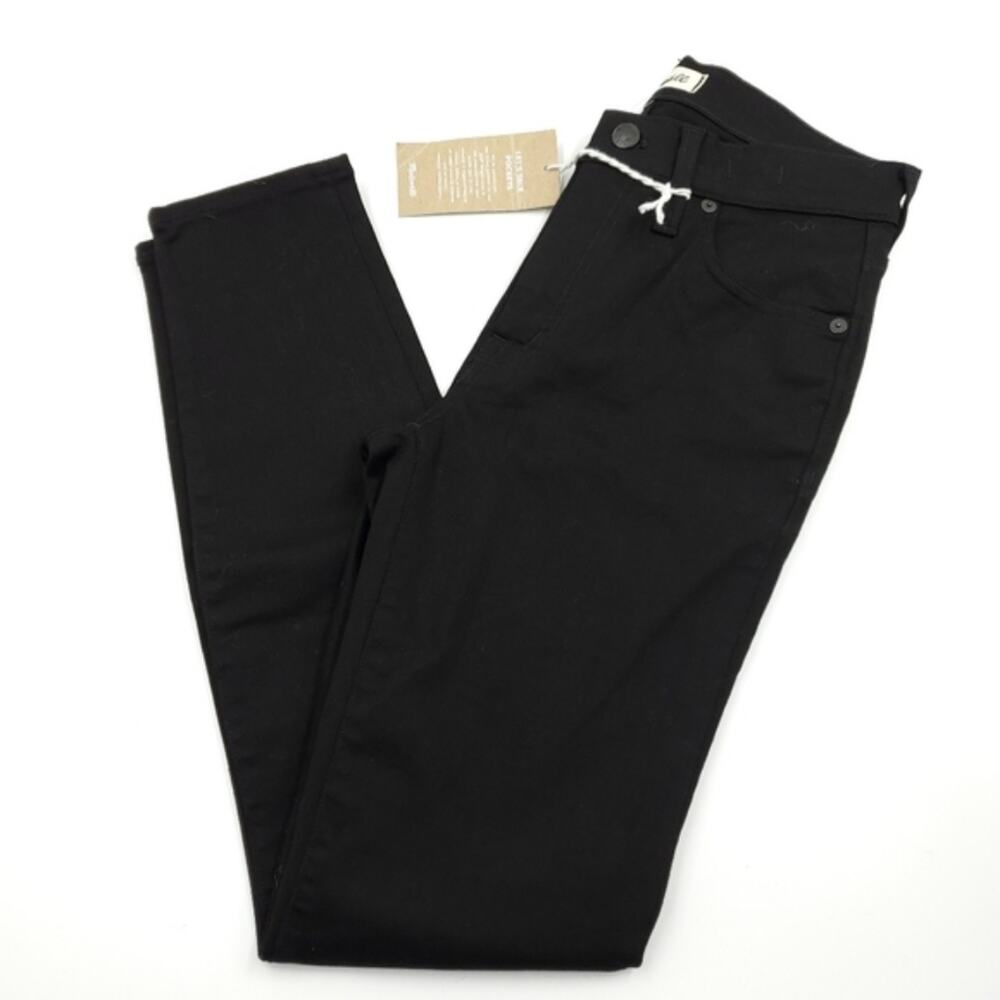 Madewell 9" Mid-Rise Skinny Jeans (Tall Length) in Black Size 24 Tall